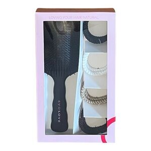 EVOLOVE Brush & Hair Tie Set - New in Box